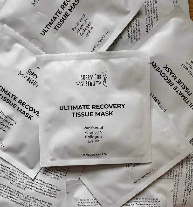 Заспокоююча тканинна маска для обличчя ULTIMATE RECOVERY MASK