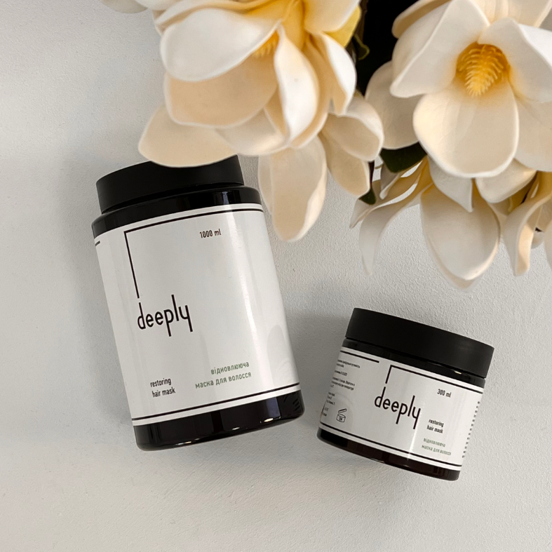 Відновлююча маска для волосся deeply restoring hair mask