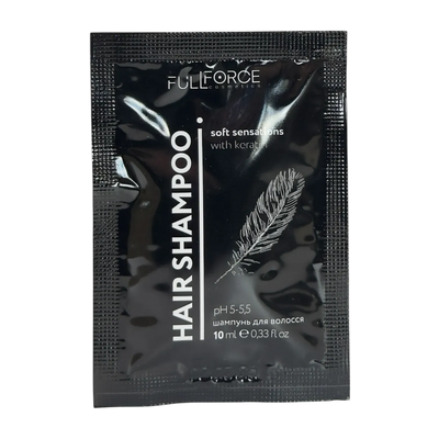 Щоденний м’який шампунь з кератином HAIR SHAMPOO SOFT SENSATIONS
