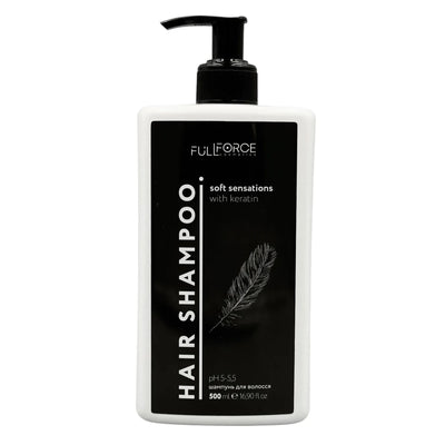 Щоденний м’який шампунь з кератином HAIR SHAMPOO SOFT SENSATIONS