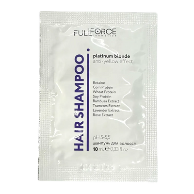 Шампунь для блонду від жовтизни HAIR SHAMPOO PLATINUM BLONDE