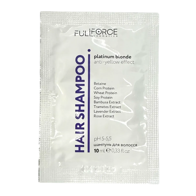 Шампунь для блонду від жовтизни HAIR SHAMPOO PLATINUM BLONDE