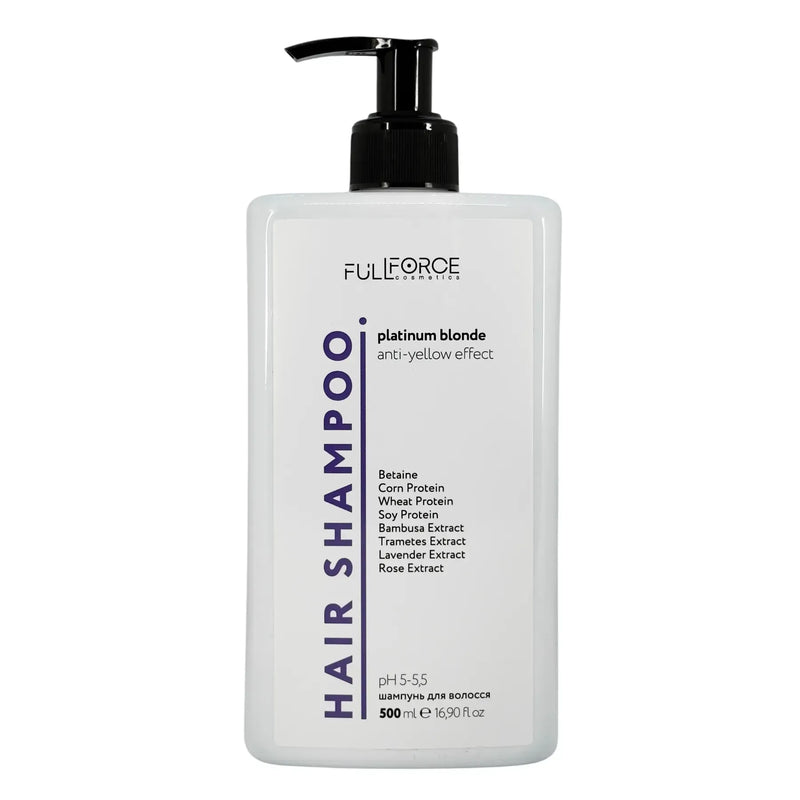 Шампунь для блонду від жовтизни HAIR SHAMPOO PLATINUM BLONDE