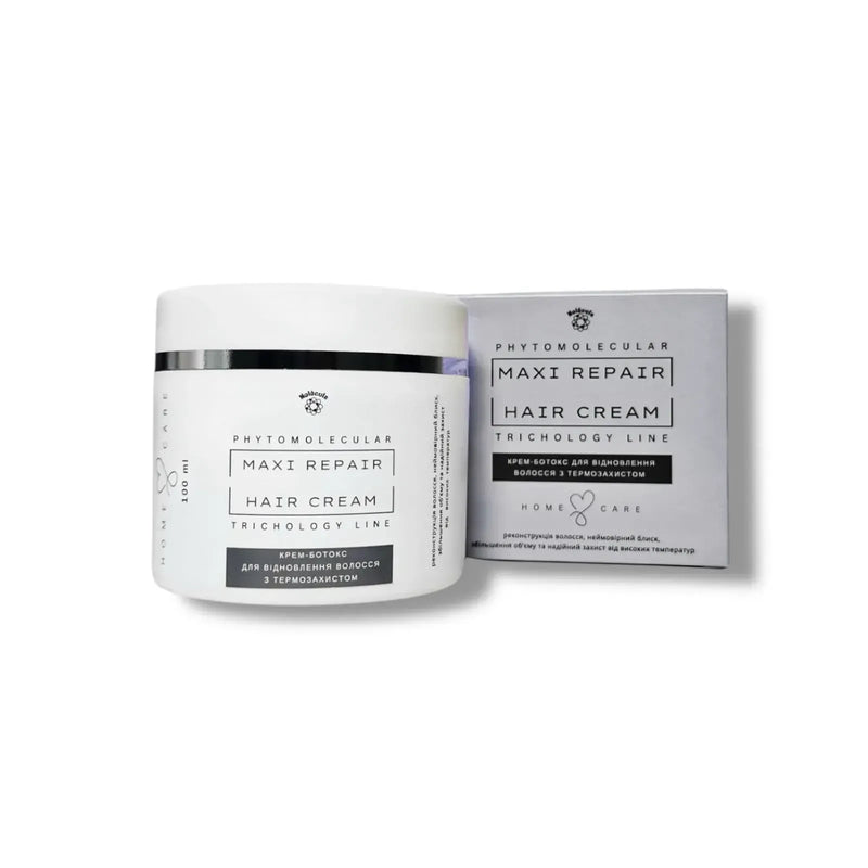 Крем-ботокс для відновлення волосся з термозахистом Molecula Maxi Repair Hair Cream