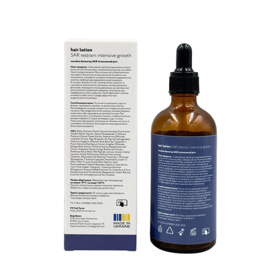 Лосьйон блокатор 5AR при андрогенетичній алопеції HAIR LOTION 5AR RESTRAIN INTENSIVE GROWTH
