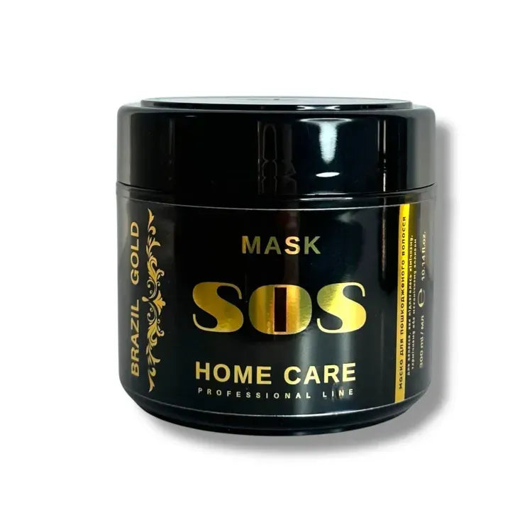 Маска для відновлення пошкодженого волосся Brazil Gold Home Care Sos Mask