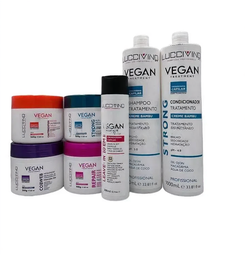 Набір холодного відновлення волосся Luccivino Vegan Cronograma Capilar Kit
