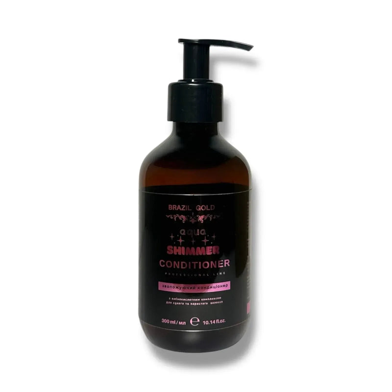Зволожуючий кондиціонер для сухого та пористого волосся Brazil Gold Home Care Aqua Shimmer Conditioner