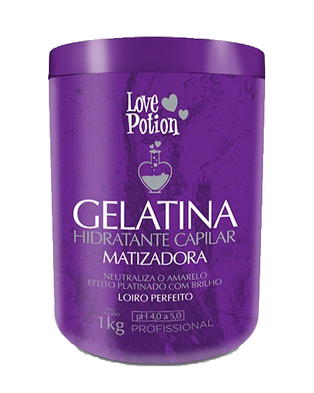 Маска для волос LOVE POTION Gelatina Matizadora процедурная